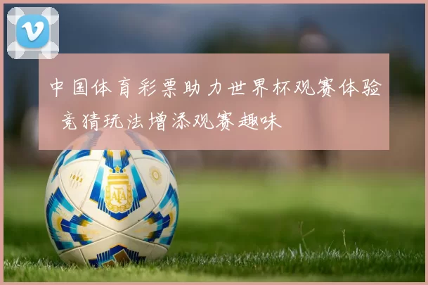 中国体育彩票助力世界杯观赛体验 竞猜玩法增添观赛趣味